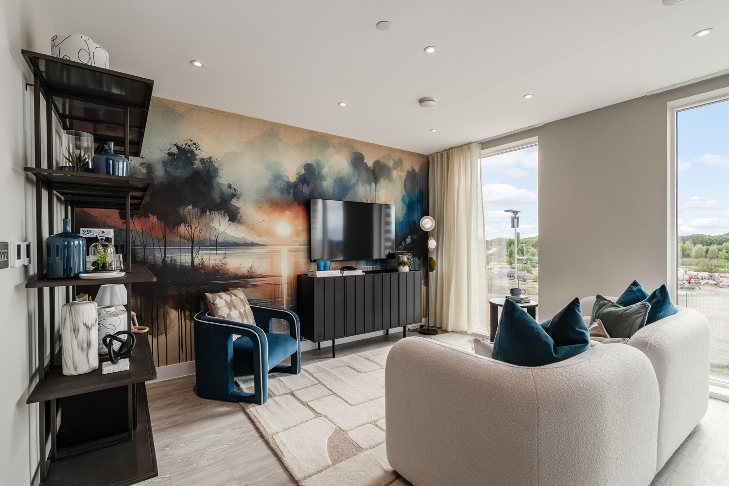 Fusion show home living space