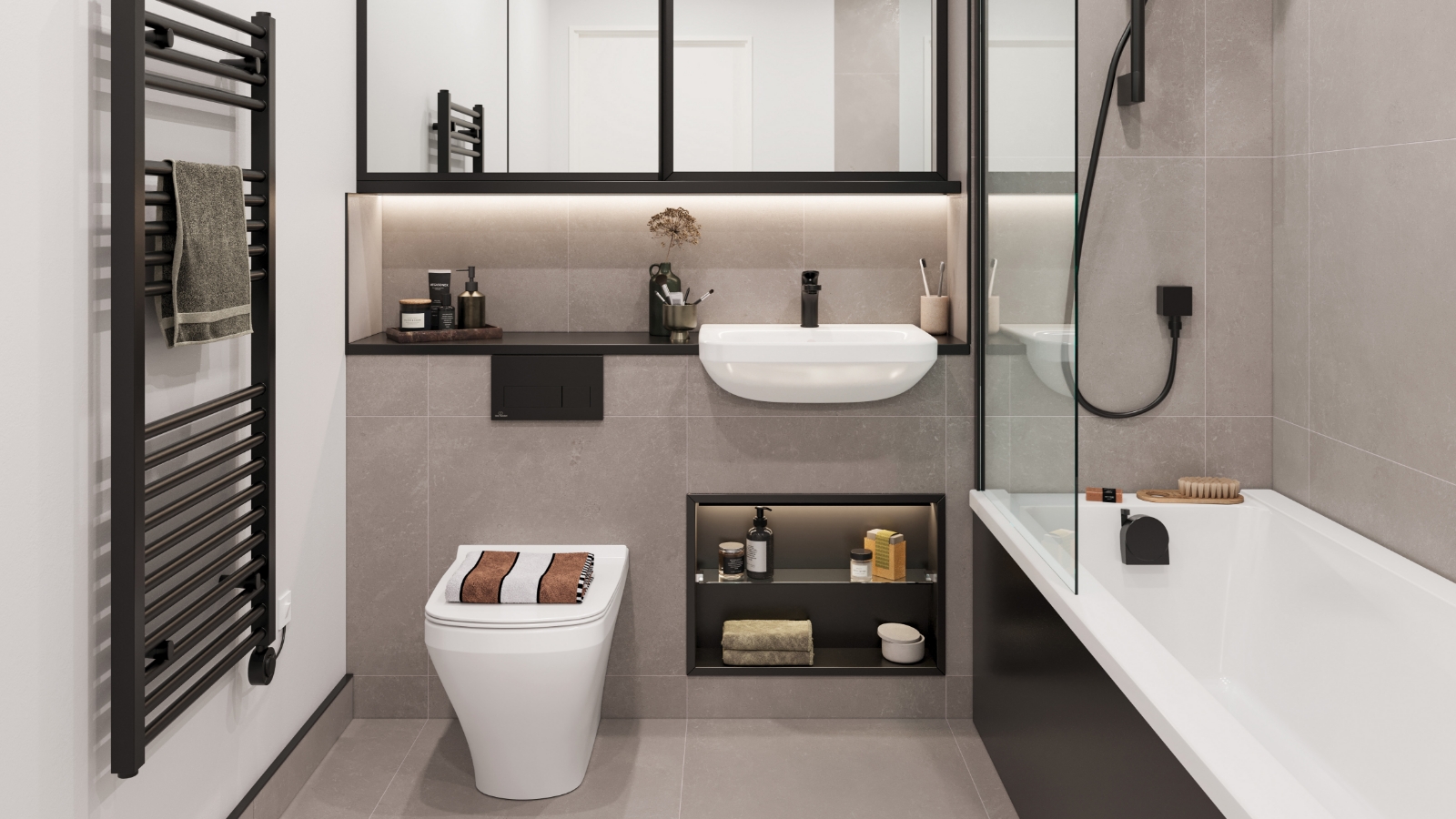 Fusion bathroom CGI