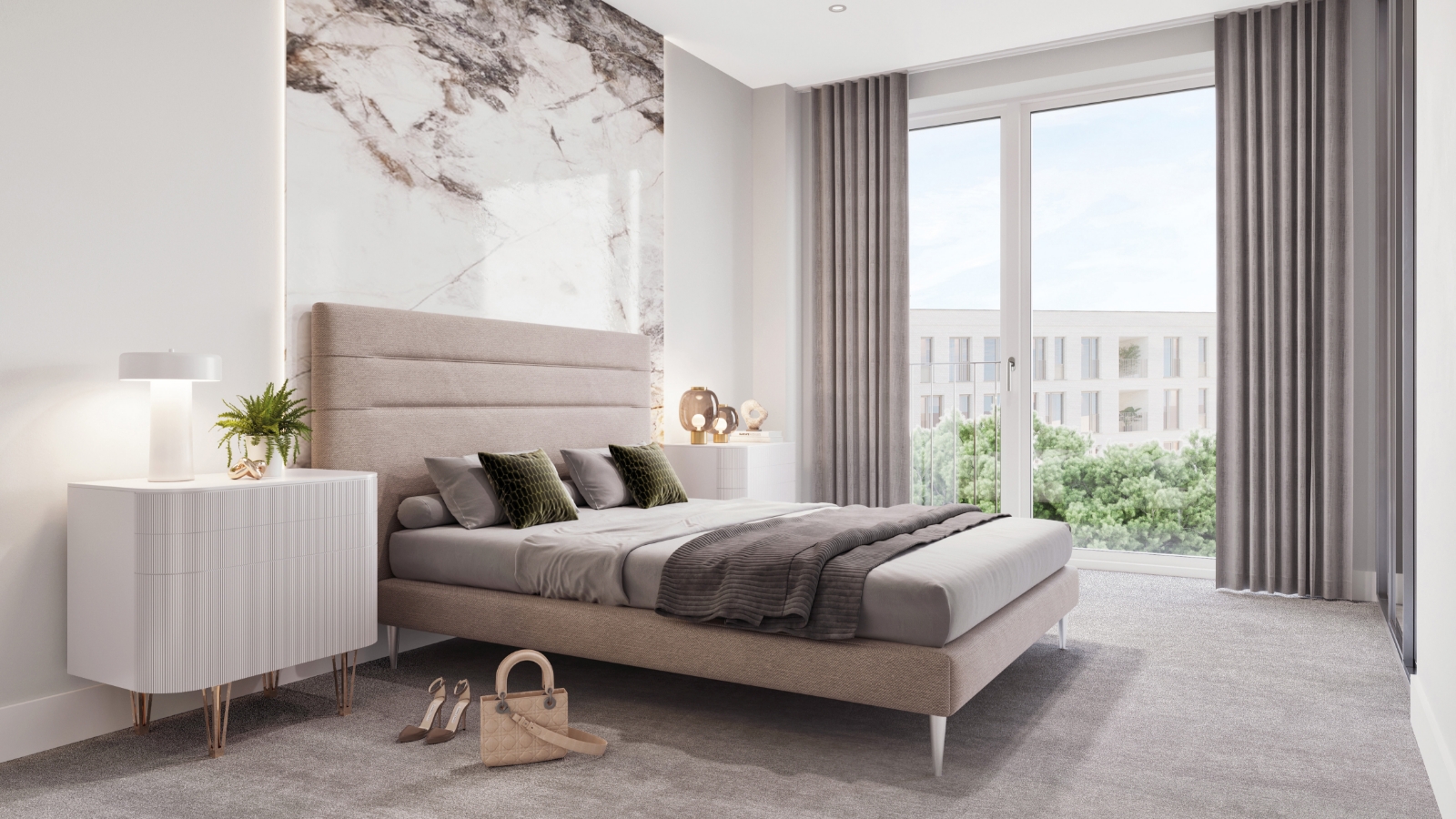 Fusion bedroom CGI