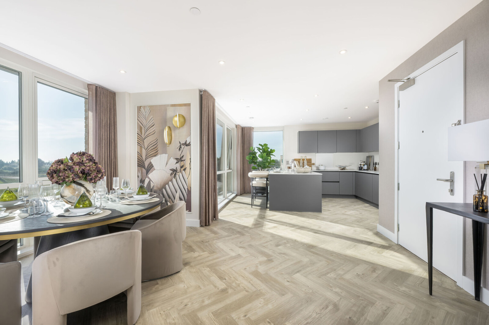 The Icon open-plan kitchen and dining room